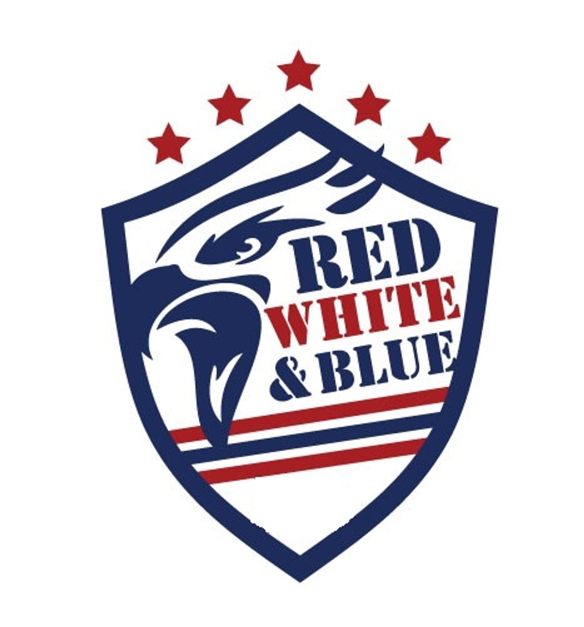 Red, White and Blue Logo.